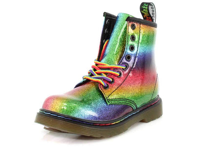 DR. MARTENS 1460 GLITTER J KIDS BOOTS