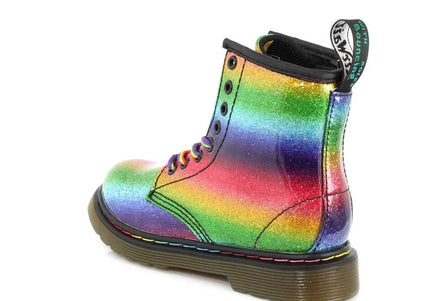 DR. MARTENS 1460 GLITTER J KIDS BOOTS