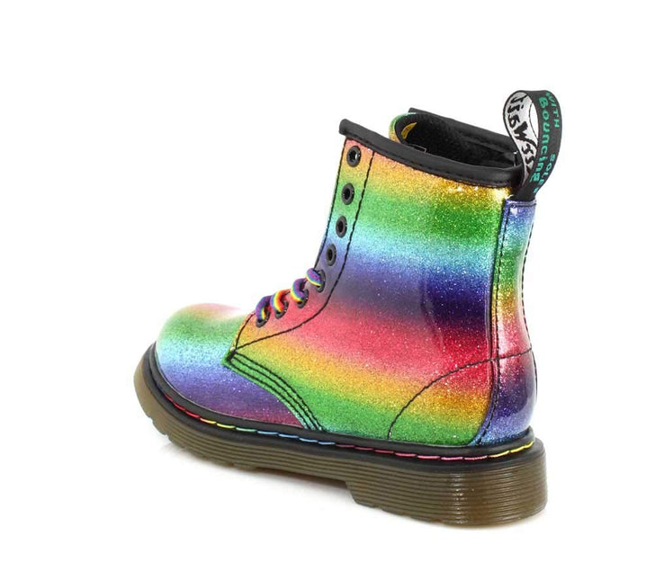DR. MARTENS 1460 GLITTER J KIDS BOOTS