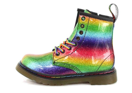 DR. MARTENS 1460 GLITTER J KIDS BOOTS