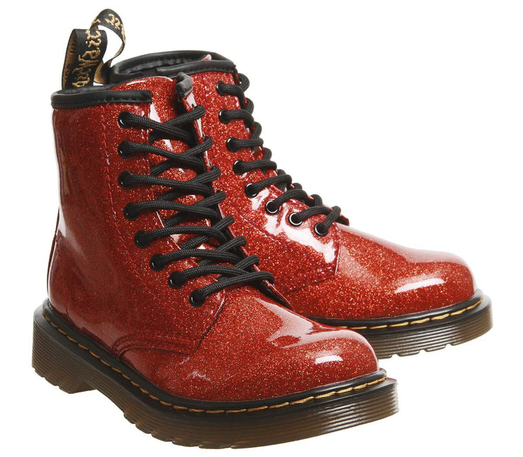 DR. MARTENS 1460 GLITTER J KIDS BOOTS