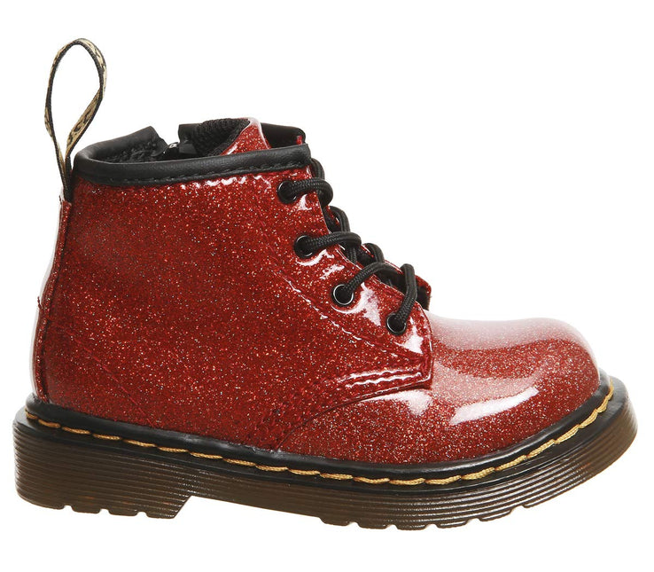 DR. MARTENS 1460 GLITTER T KIDS BOOTS