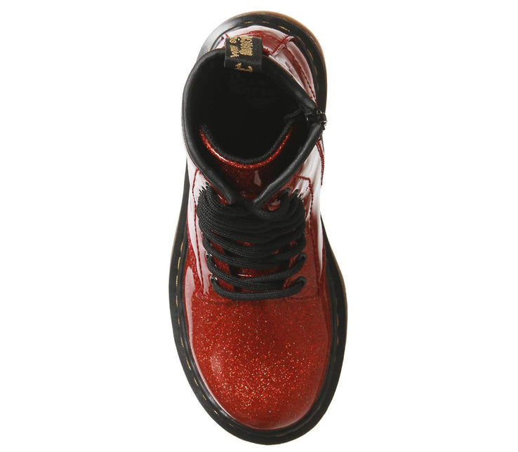 DR. MARTENS 1460 GLITTER J KIDS BOOTS