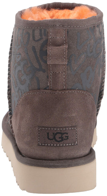 UGG W CLASSIC STREET GRAFFITI MINI WOMEN BOOTS
