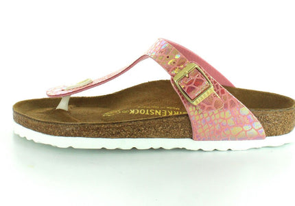 BIRKENSTOCK GIZEH SHNY BIRKO-FLOR WOMEN SANDALS