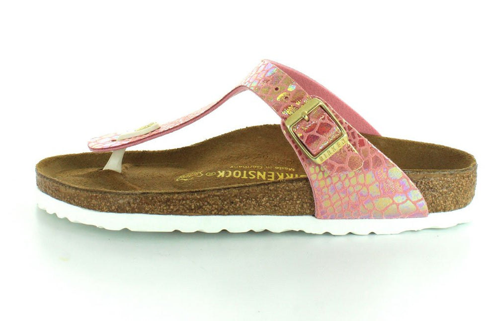 BIRKENSTOCK GIZEH SHNY BIRKO-FLOR WOMEN SANDALS