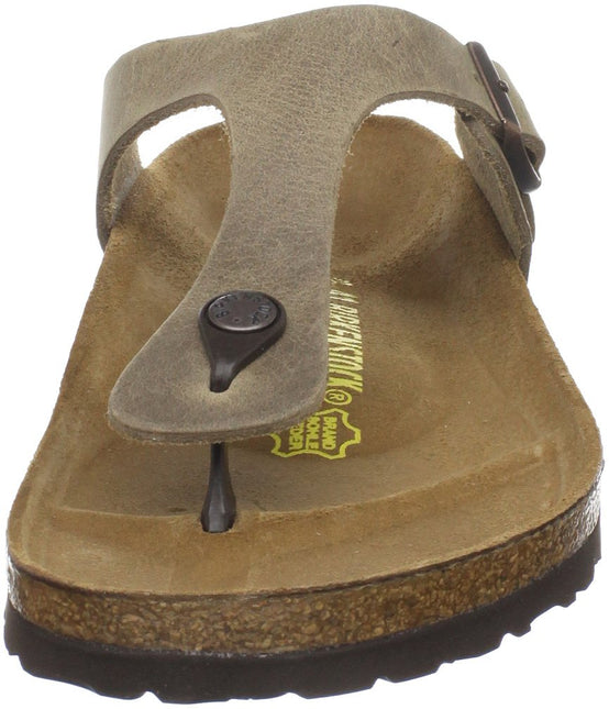BIRKENSTOCK GIZEH OILED LEATHER WOMEN SANDALS