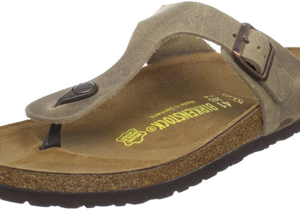 BIRKENSTOCK GIZEH OILED LEATHER WOMEN SANDALS