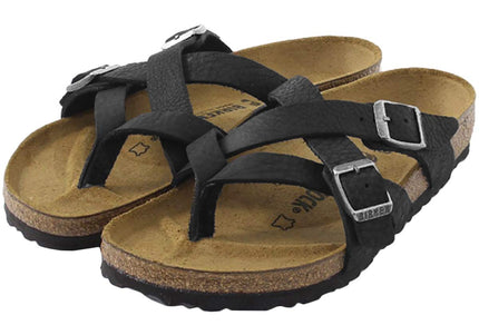 BIRKENSTOCK TEMARA OIL LEATHER WOMEN SANDALS