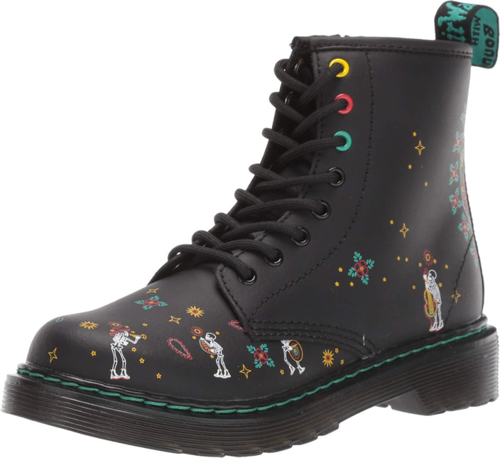 DR. MARTENS 1460 SKULL JUNIOR KIDS BOOTS